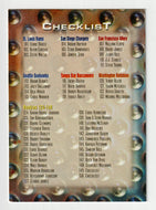 Checklist # 2 (NFL Football Card) 1996 Fleer Metal # 150 Mint
