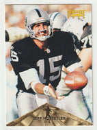 Jeff Hostetler - Oakland Raiders (NFL Football Card) 1996 Pinnacle # 30 Mint