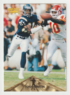 Tony Martin - San Diego Chargers (NFL Football Card) 1996 Pinnacle # 52 Mint