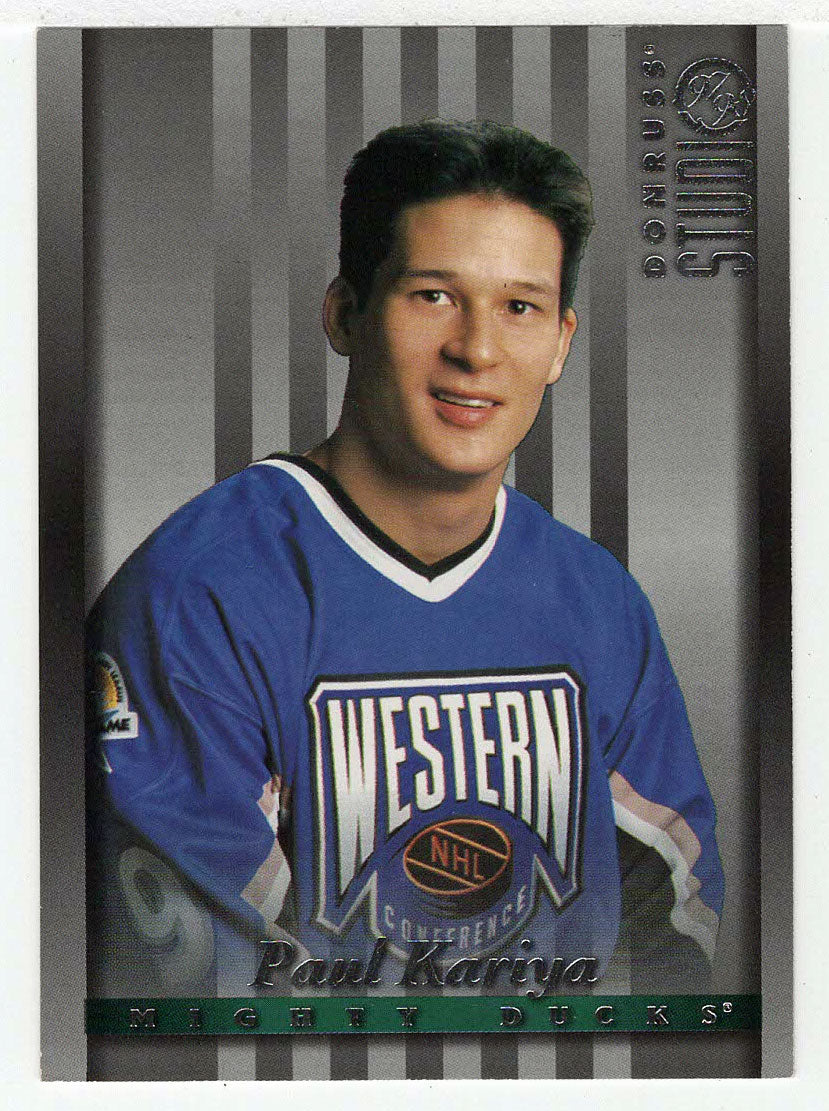 Paul Kariya - Anaheim Ducks (NHL Hockey Card) 1997-98 Donruss Studio # 4 Mint