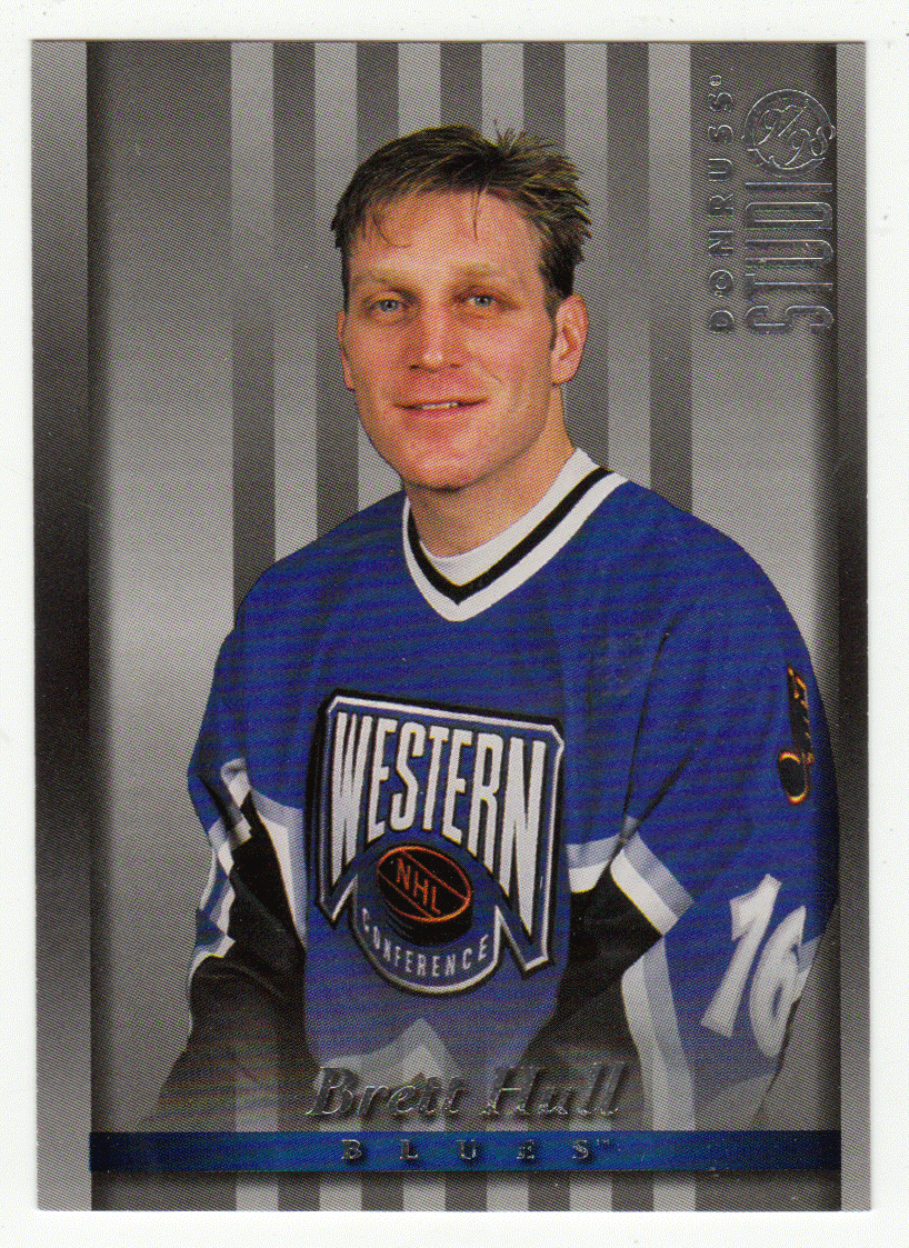 Brett Hull - St. Louis Blues (NHL Hockey Card) 1997-98 Donruss Studio # 11 Mint