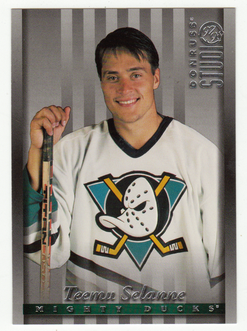 Teemu Selanne - Anaheim Ducks (NHL Hockey Card) 1997-98 Donruss Studio # 18 Mint