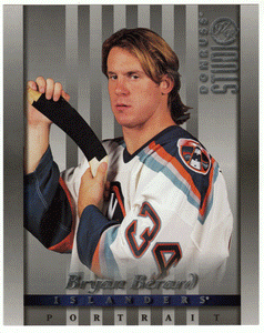 Bryan Berard - New York Islanders - 8 X 10 Portraits (NHL Hockey Card) 1997-98 Donruss Studio # 24 Mint