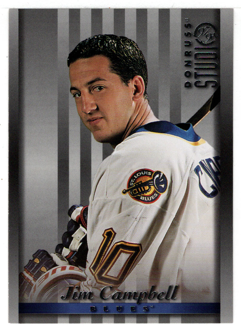 Jim Campbell - St. Louis Blues (NHL Hockey Card) 1997-98 Donruss Studio # 34 Mint