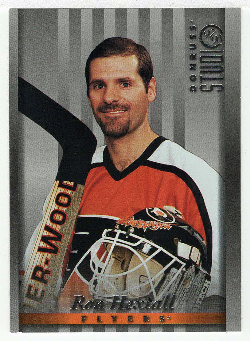 Ron Hextall Signed 1996/97 Upper Deck Card #119 Philadelphia Flyers