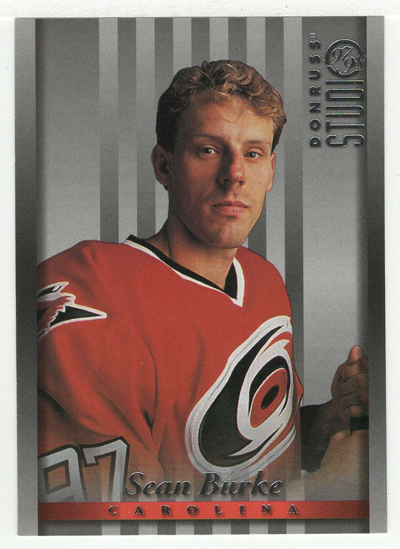 Sean Burke - Carolina Hurricanes (NHL Hockey Card) 1997-98 Donruss Studio # 62 Mint