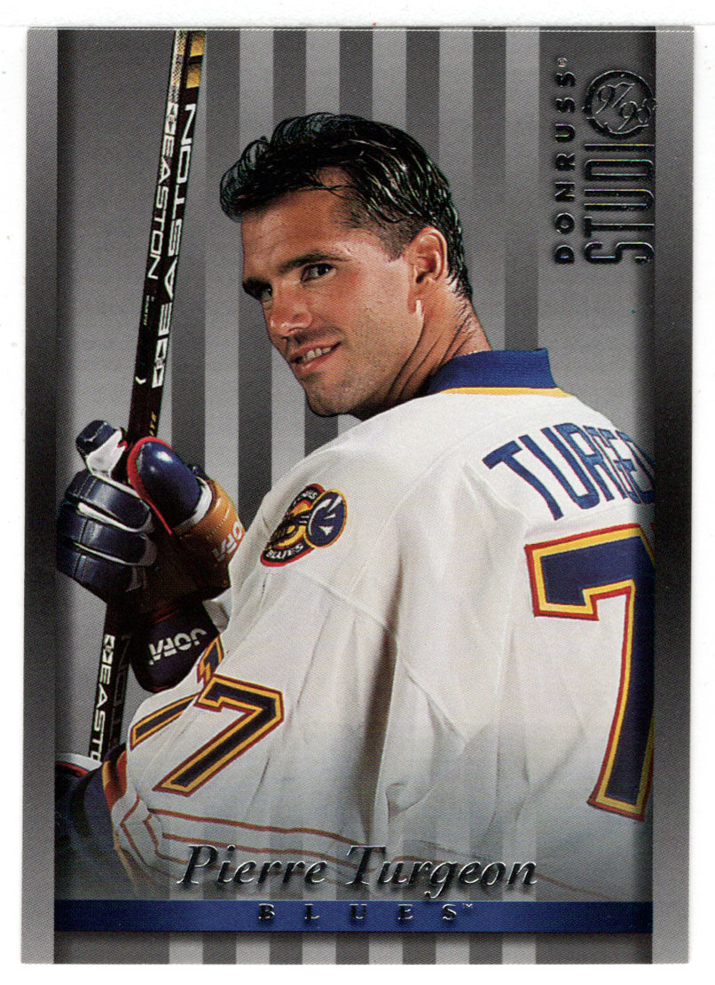 Pierre Turgeon - St. Louis Blues (NHL Hockey Card) 1997-98 Donruss Studio # 64 Mint