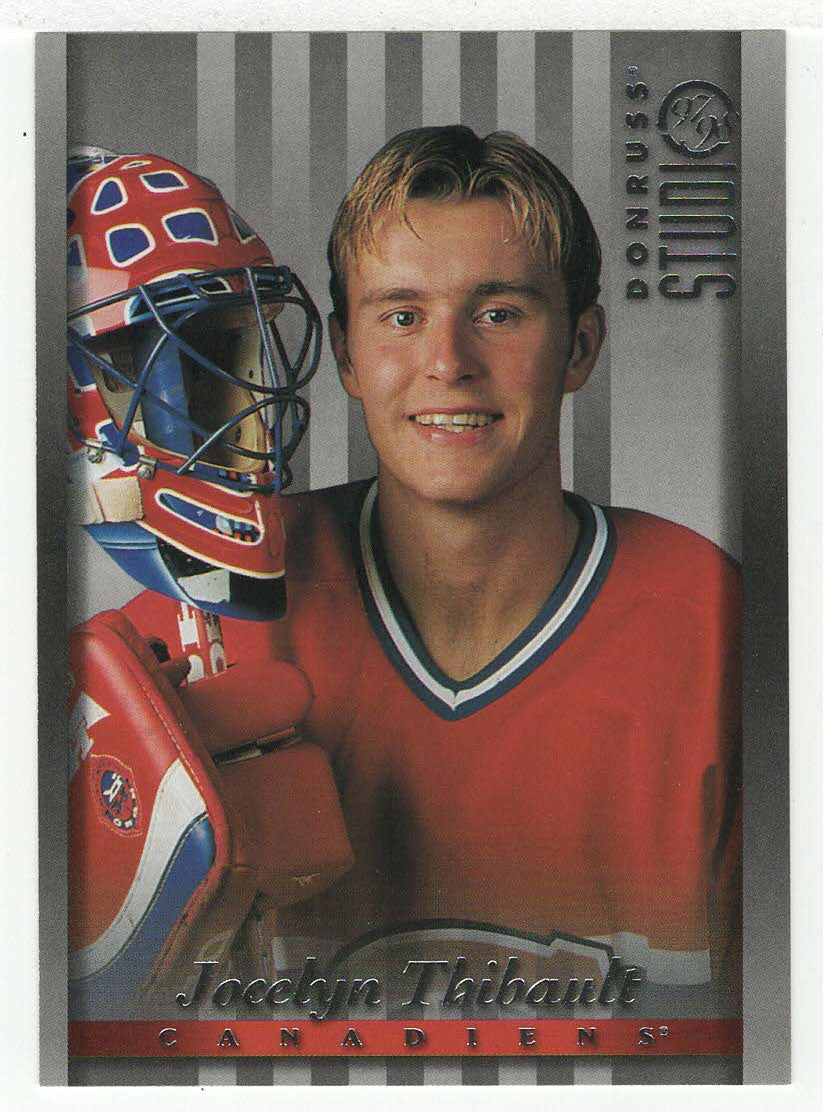 Jocelyn Thibault - Montreal Canadiens (NHL Hockey Card) 1997-98 Donruss Studio # 77 Mint