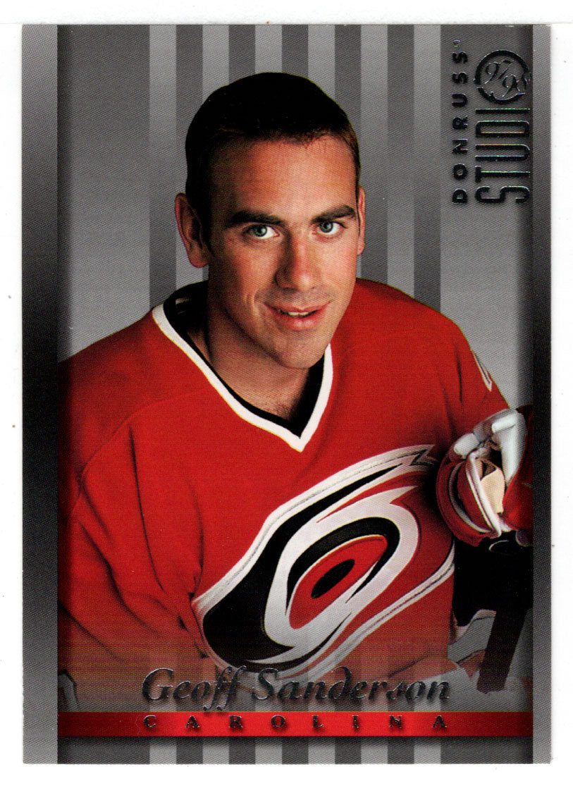 Geoff Sanderson - Carolina Hurricanes (NHL Hockey Card) 1997-98 Donruss Studio # 84 Mint