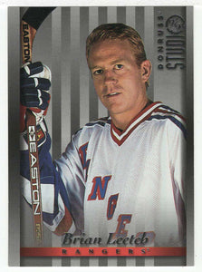 Brian Leetch - New York Rangers (NHL Hockey Card) 1997-98 Donruss Studio # 86 Mint