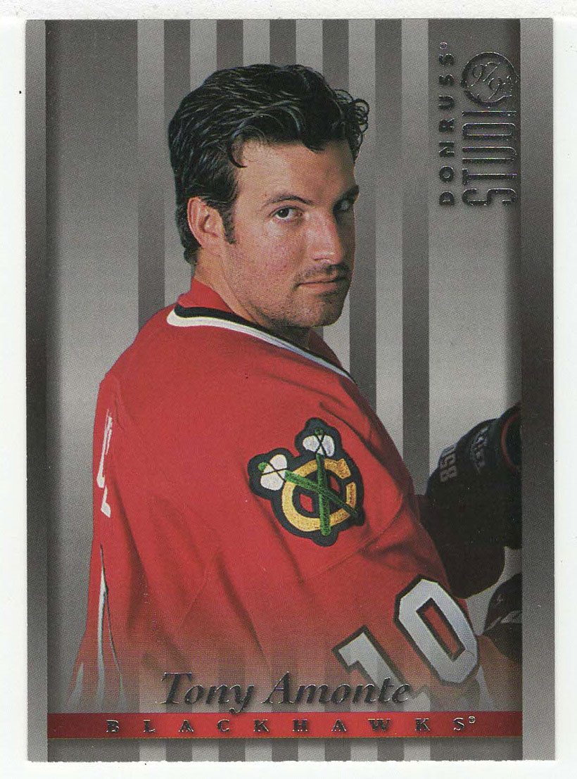 Tony Amonte - Chicago Blackhawks (NHL Hockey Card) 1997-98 Donruss Studio # 99 Mint