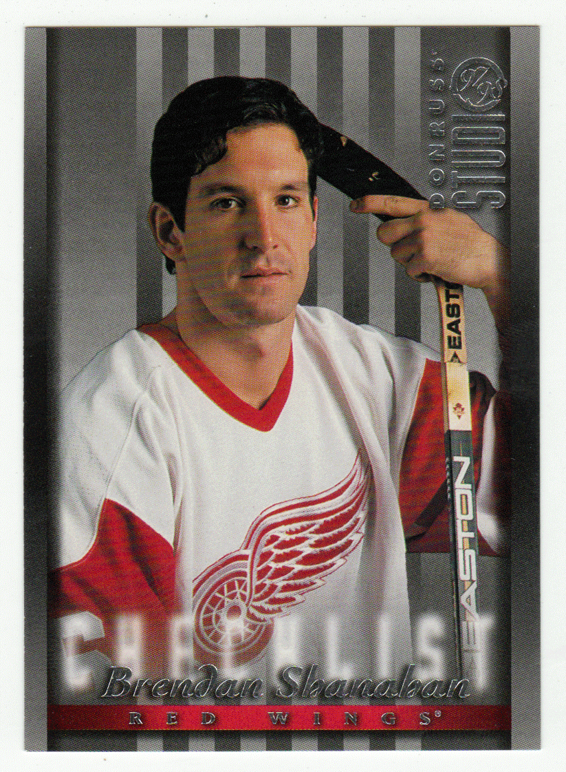 Brendan Shanahan - Detroit Red Wings - Checklist # 1 (NHL Hockey Card) 1997-98 Donruss Studio # 105 Mint