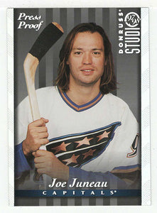 Joe Juneau - Washington Capitals - Press Proof - Limited Edition of 1000 (NHL Hockey Card) 1997-98 Donruss Studio # 68 Mint