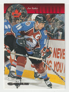 Joe Sakic - Colorado Avalanche (NHL Hockey Card) 1997-98 Donruss Canadian Ice # 102 Mint