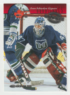 Jean-Sebastian Giguere - Hartford Whalers - Rookie Season (NHL Hockey Card) 1997-98 Donruss Canadian Ice # 146 Mint