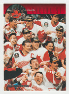 Checklist # 3 - Detroit - Stanley Cup Champions (NHL Hockey Card) 1997-98 Donruss Canadian Ice # 150 Mint