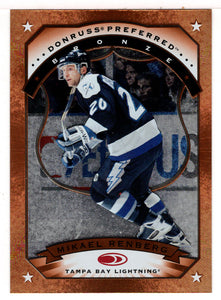 Mikael Renberg - Tampa Bay Lightning (NHL Hockey Card) 1997-98 Donruss Preferred # 68 Mint