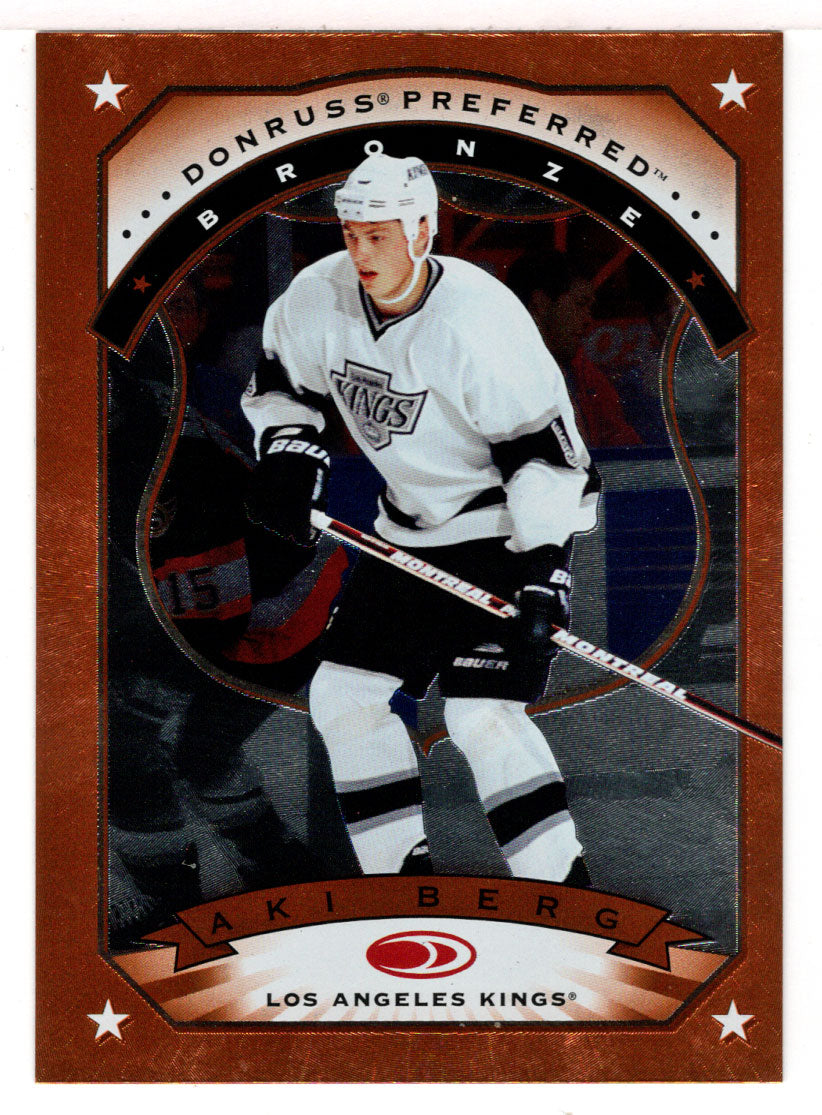 Aki Berg - Los Angeles Kings (NHL Hockey Card) 1997-98 Donruss Preferred # 112 Mint