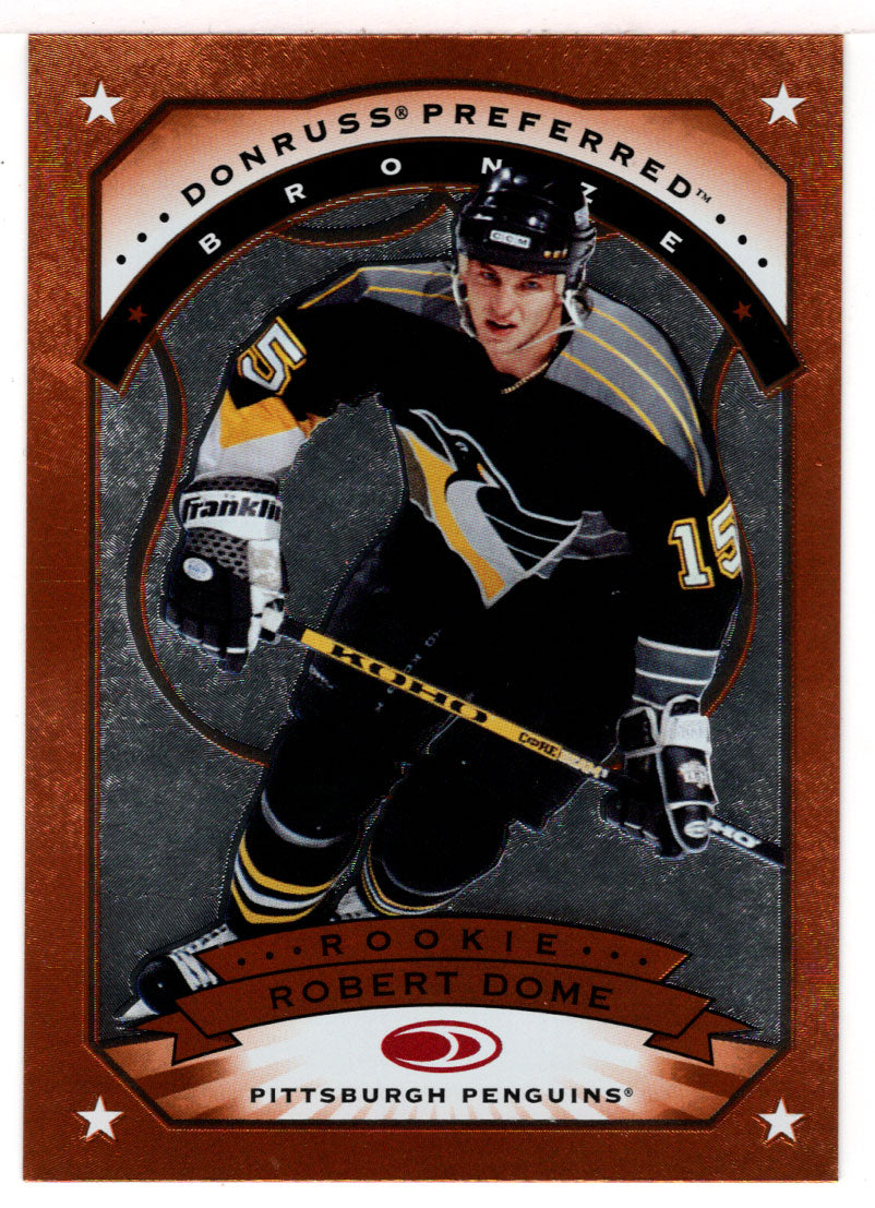 Robert Dome RC - Pittsburgh Penguins (NHL Hockey Card) 1997-98 Donruss Preferred # 163 Mint