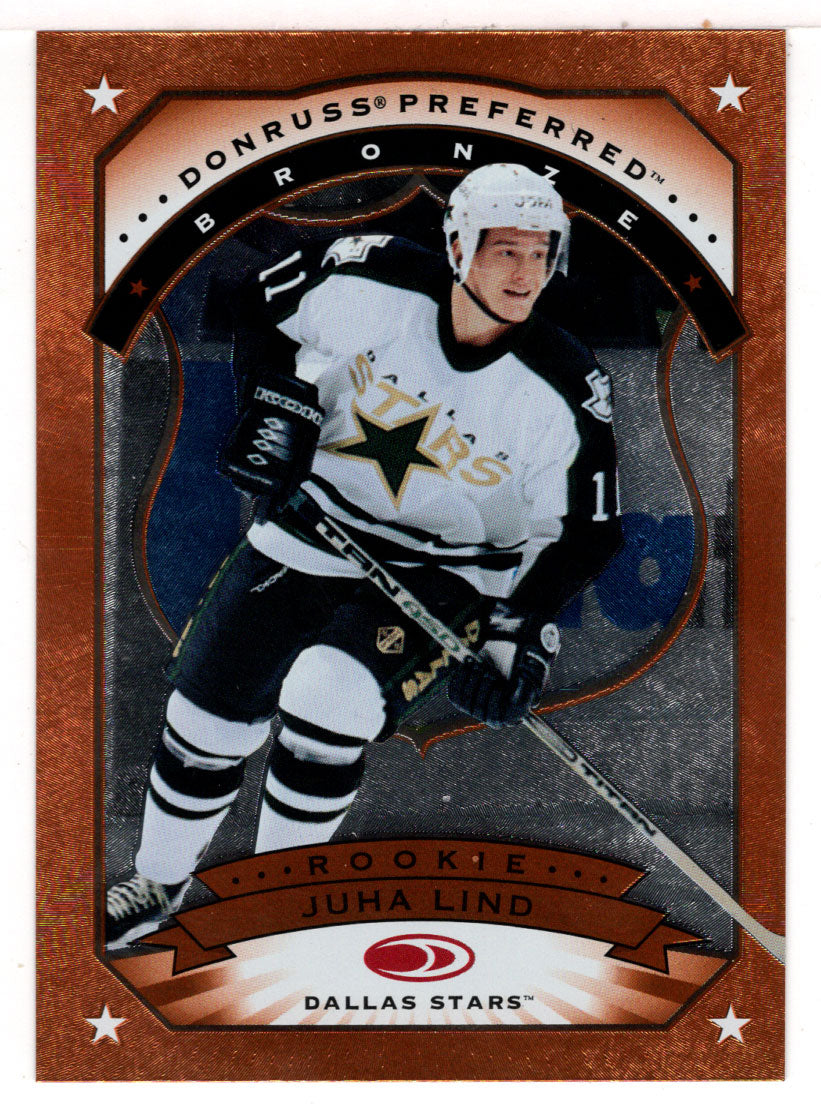 Juha Lind RC - Dallas Stars (NHL Hockey Card) 1997-98 Donruss Preferred # 164 Mint