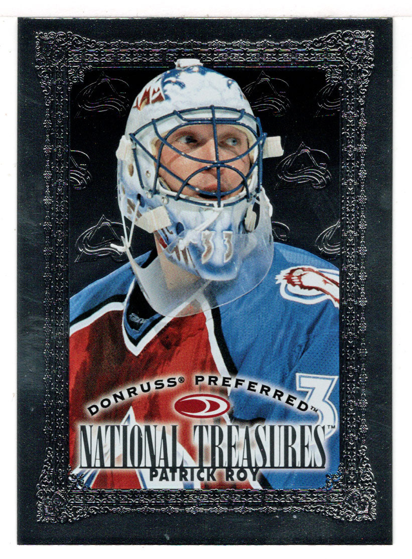Patrick Roy - Colorado Avalanche - National Treasures - Silver (NHL Hockey Card) 1997-98 Donruss Preferred # 168 Mint