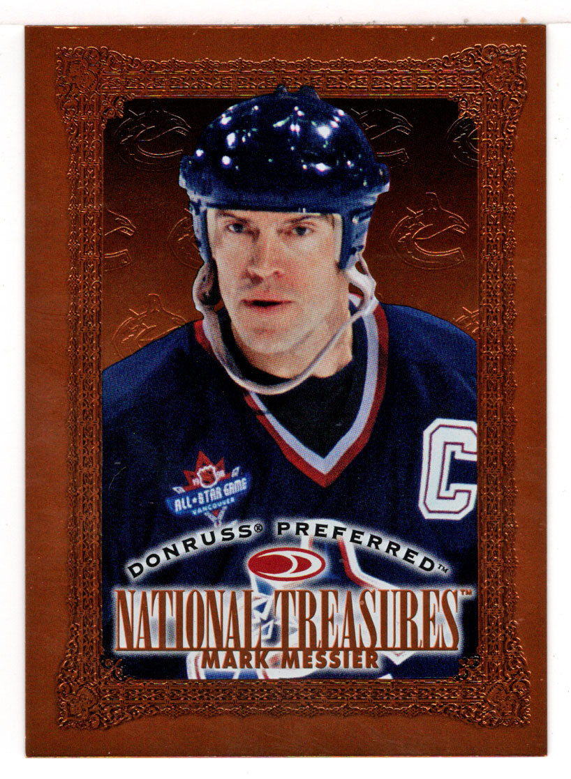 Mark Messier - Vancouver Canucks - National Treasures (NHL Hockey Card) 1997-98 Donruss Preferred # 177 Mint