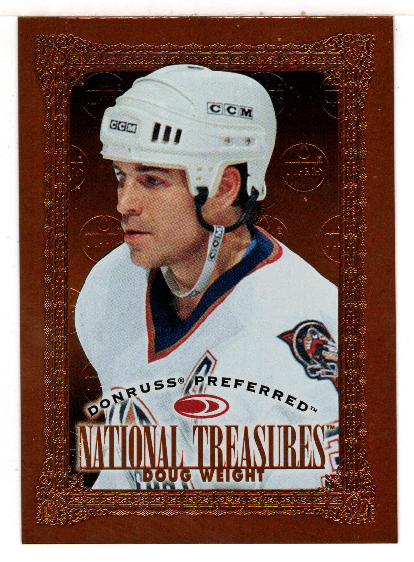 Doug Weight - Edmonton Oilers - National Treasures (NHL Hockey Card) 1997-98 Donruss Preferred # 181 Mint