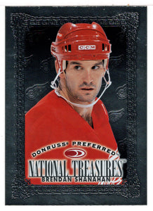 Brendan Shanahan - Detroit Red Wings - National Treasures - Silver (NHL Hockey Card) 1997-98 Donruss Preferred # 184 Mint