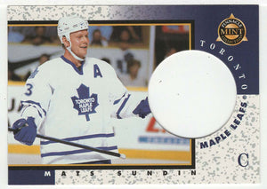 Mats Sundin - Toronto Maple Leafs (NHL Hockey Card) 1997-98 Pinnacle Mint # 10 Mint