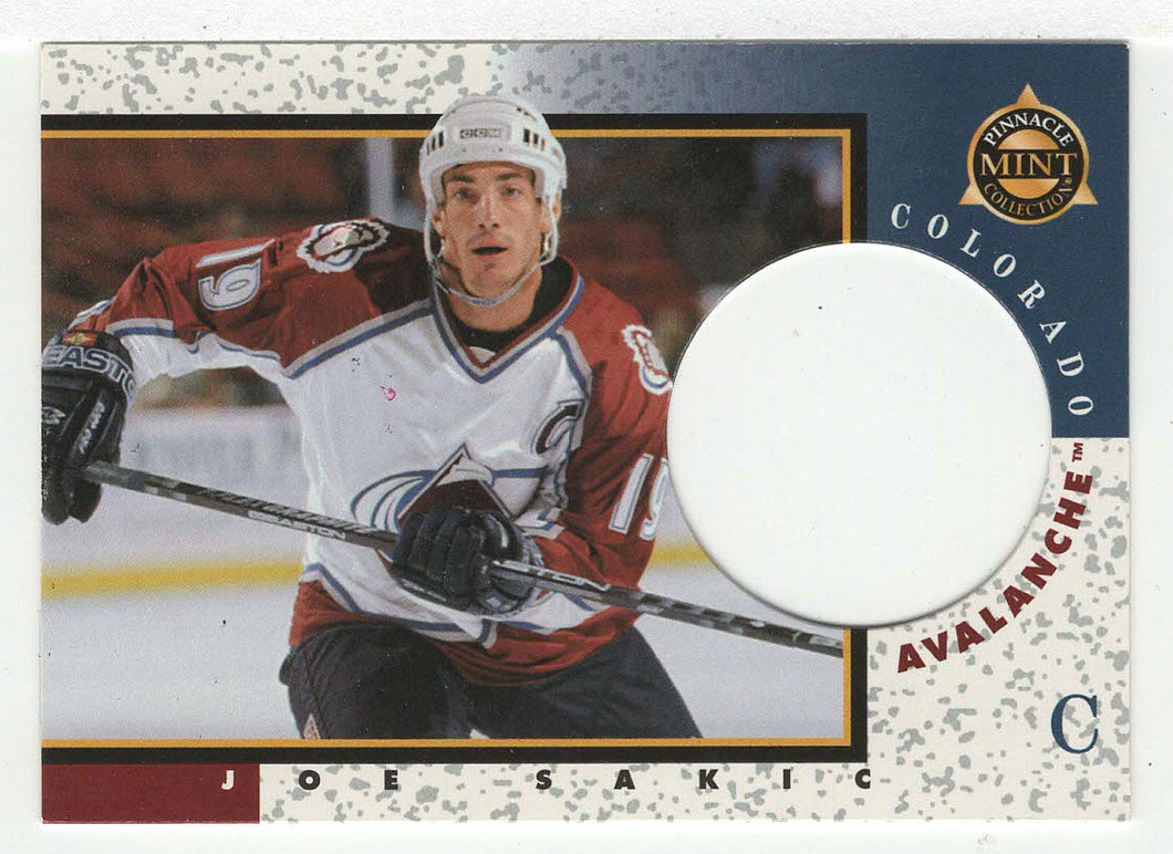 Joe Sakic - Colorado Avalanche (NHL Hockey Card) 1997-98 Pinnacle Mint # 12 Mint