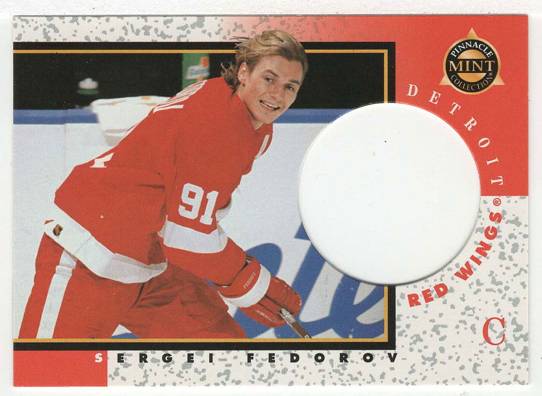 Sergei Fedorov - Detroit Red Wings (NHL Hockey Card) 1997-98 Pinnacle Mint # 14 Mint