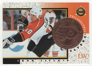 John LeClair - Philadelphia Flyers - Bronze (NHL Hockey Card) 1997-98 Pinnacle Mint # 20 Mint