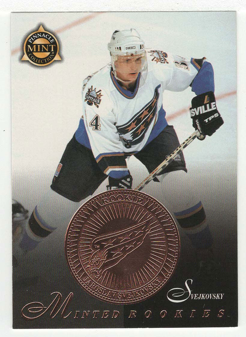 Jaroslav Svejkovsky - Washington Capitals - Bronze - Minted Rookies (NHL Hockey Card) 1997-98 Pinnacle Mint # 25 Mint