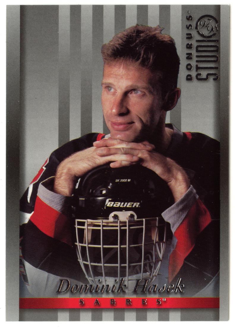 Dominik Hasek - Buffalo Sabres (NHL Hockey Card) 1997-98 Donruss Studio # 2 Mint