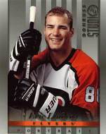 Eric Lindros - Philadelphia Flyers - 8 X 10 Portraits (NHL Hockey Card) 1997-98 Donruss Studio # 3 Mint