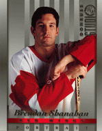 Brendan Shanahan - Detroit Red Wings - 8 X 10 Portraits (NHL Hockey Card) 1997-98 Donruss Studio # 6 Mint