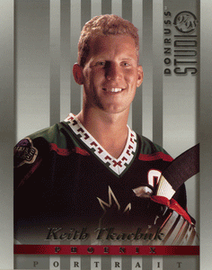 Keith Tkachuk - Phoenix Coyotes - 8 X 10 Portraits (NHL Hockey Card) 1997-98 Donruss Studio # 8 Mint