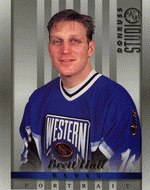 Brett Hull - St. Louis Blues - 8 X 10 Portraits (NHL Hockey Card) 1997-98 Donruss Studio # 11 Mint