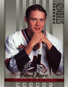 Pavel Bure - Vancouver Canucks - 8 X 10 Portraits (NHL Hockey Card) 1997-98 Donruss Studio # 14 Mint