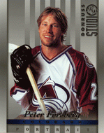 Peter Forsberg - Colorado Avalanche - 8 X 10 Portraits (NHL Hockey Card) 1997-98 Donruss Studio # 15 Mint