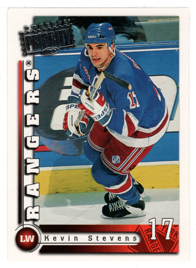 Kevin Stevens - New York Rangers (NHL Hockey Card) 1997-98 Donruss Priority # 42 Mint