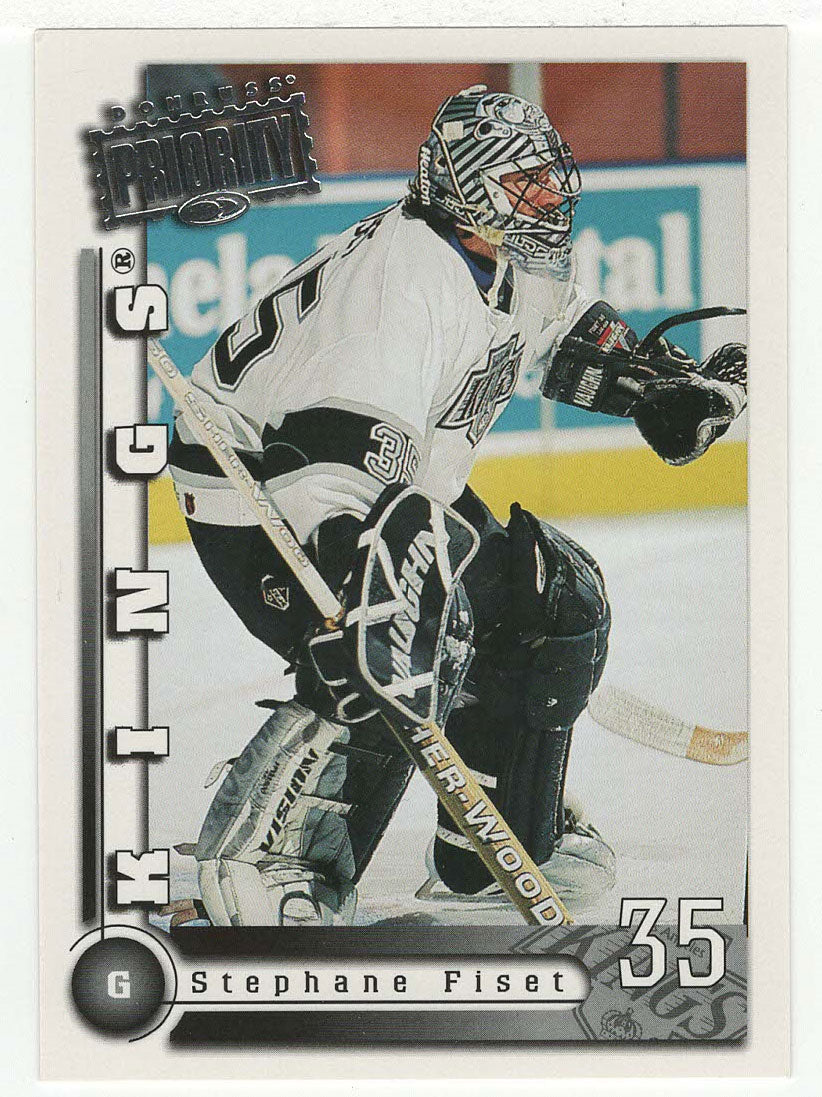 Stephane Fiset - Los Angeles Kings (NHL Hockey Card) 1997-98 Donruss Priority # 96 Mint