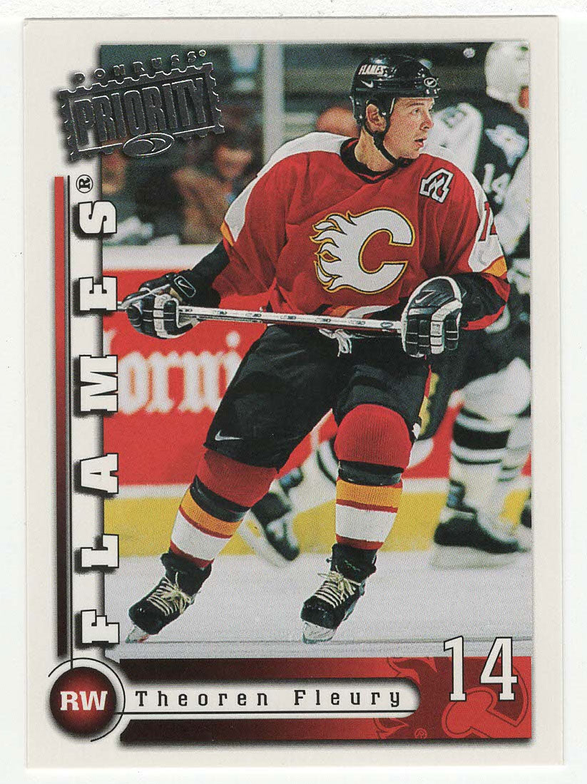 Theo Fleury - Calgary Flames (NHL Hockey Card) 1997-98 Donruss Priority # 141 Mint