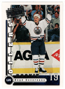 Boyd Devereaux - Edmonton Oilers (NHL Hockey Card) 1997-98 Donruss Priority # 184 Mint