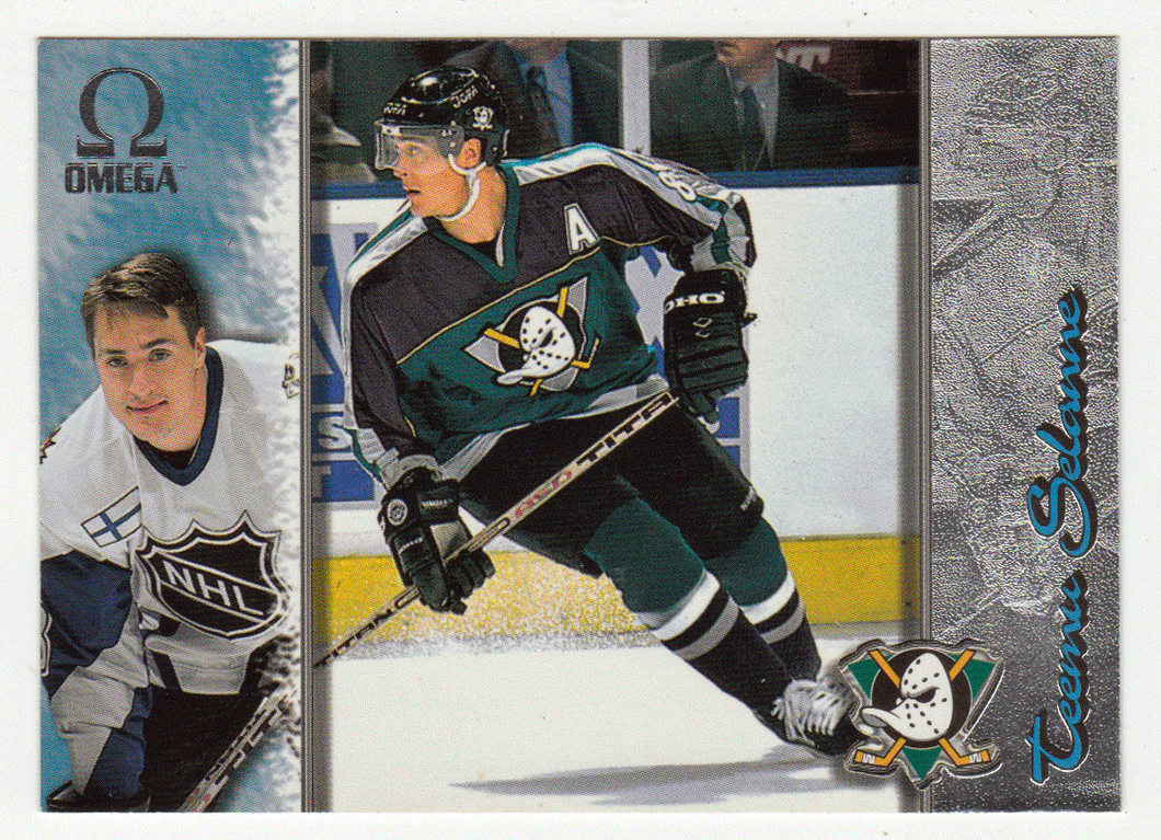 Teemu Selanne - Anaheim Ducks (NHL Hockey Card) 1997-98 Pacific Omega # 7 Mint