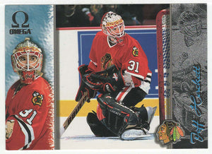 Jeff Hackett - Chicago Blackhawks (NHL Hockey Card) 1997-98 Pacific Omega # 51 Mint