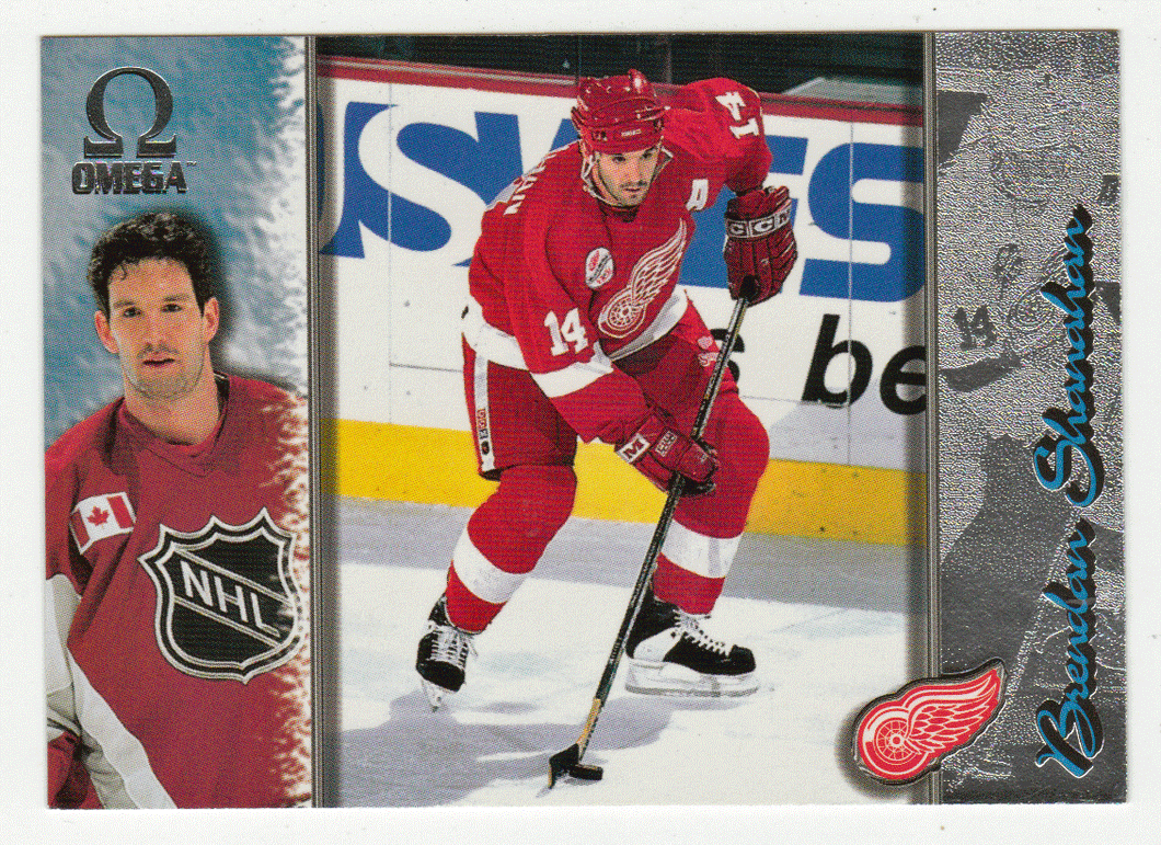 Brendan Shanahan - Detroit Red Wings (NHL Hockey Card) 1997-98 Pacific Omega # 87 Mint