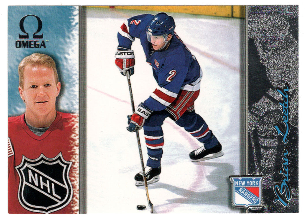 Brian Leetch - New York Rangers (NHL Hockey Card) 1997-98 Pacific Omega # 147 Mint