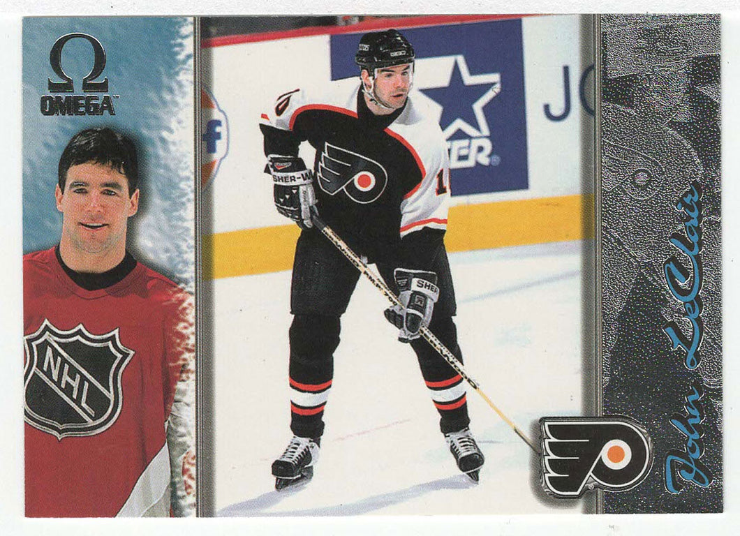 John LeClair - Philadelphia Flyers (NHL Hockey Card) 1997-98 Pacific Omega # 167 Mint