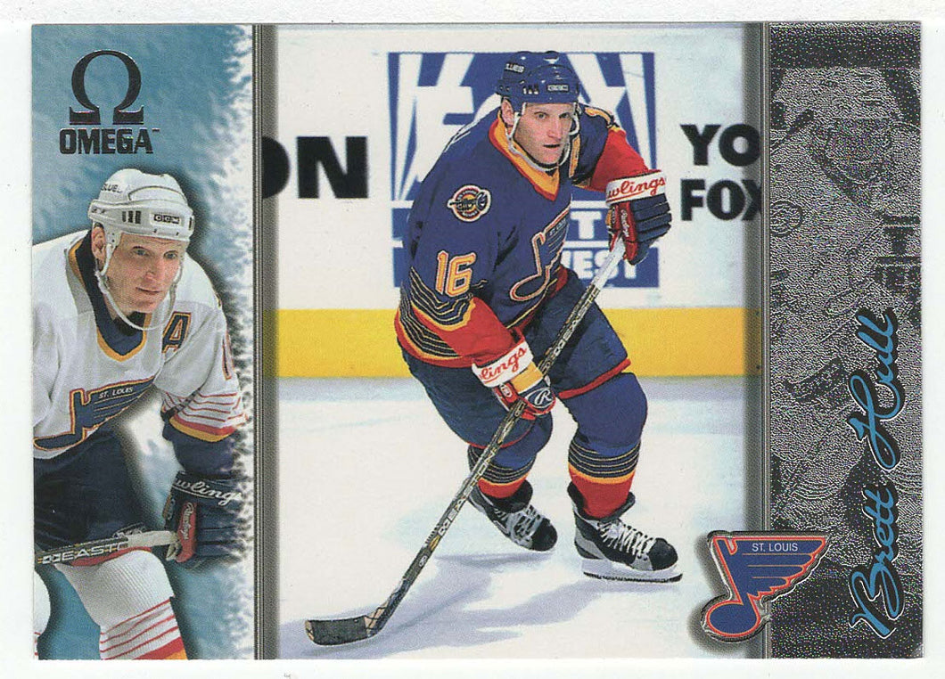 Brett Hull - St. Louis Blues (NHL Hockey Card) 1997-98 Pacific Omega # 194 Mint